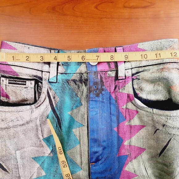 Dolce & Gabbana Amber Painted Jeans - Picture 12 of 16